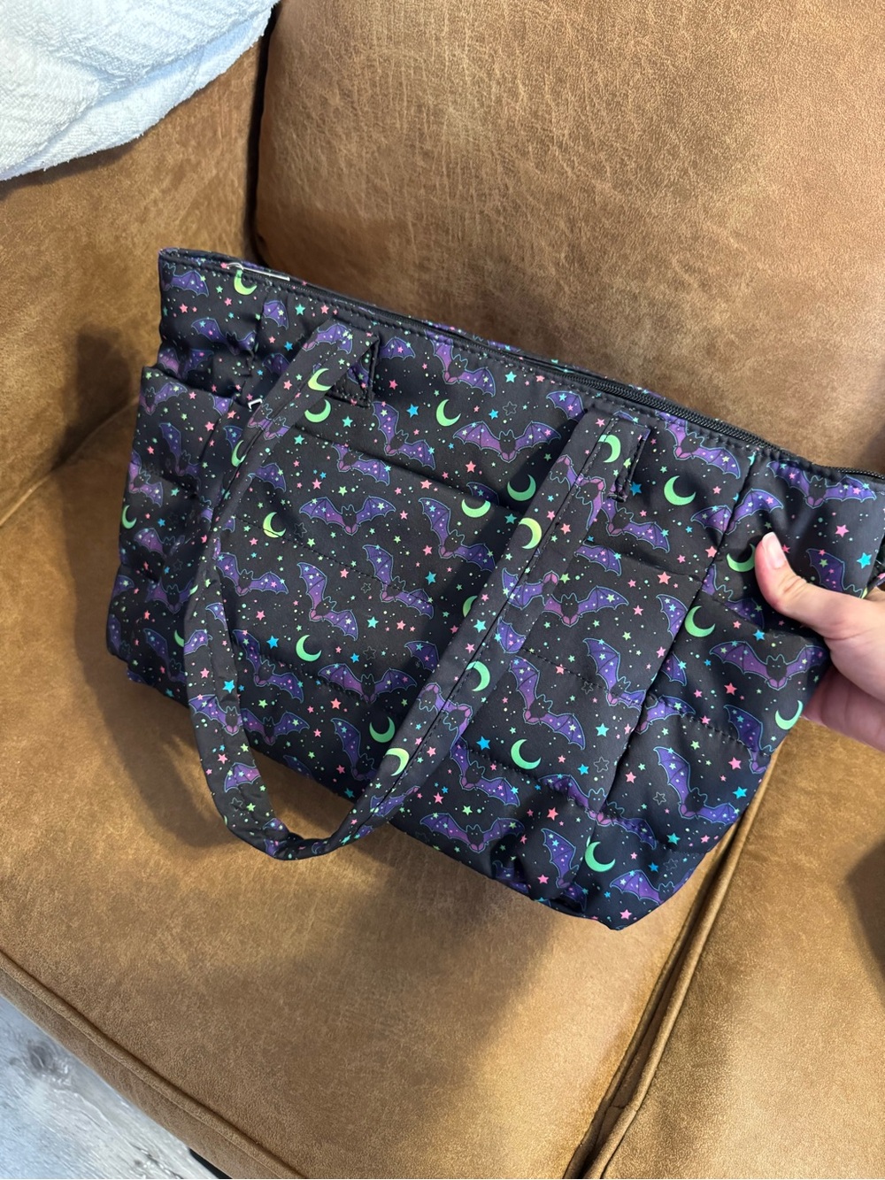 Bat & Moon Tote Bag – Halloween Edition